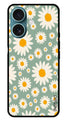 Floral Design Metal Mobile Case for iPhone 16 (Design No -87)
