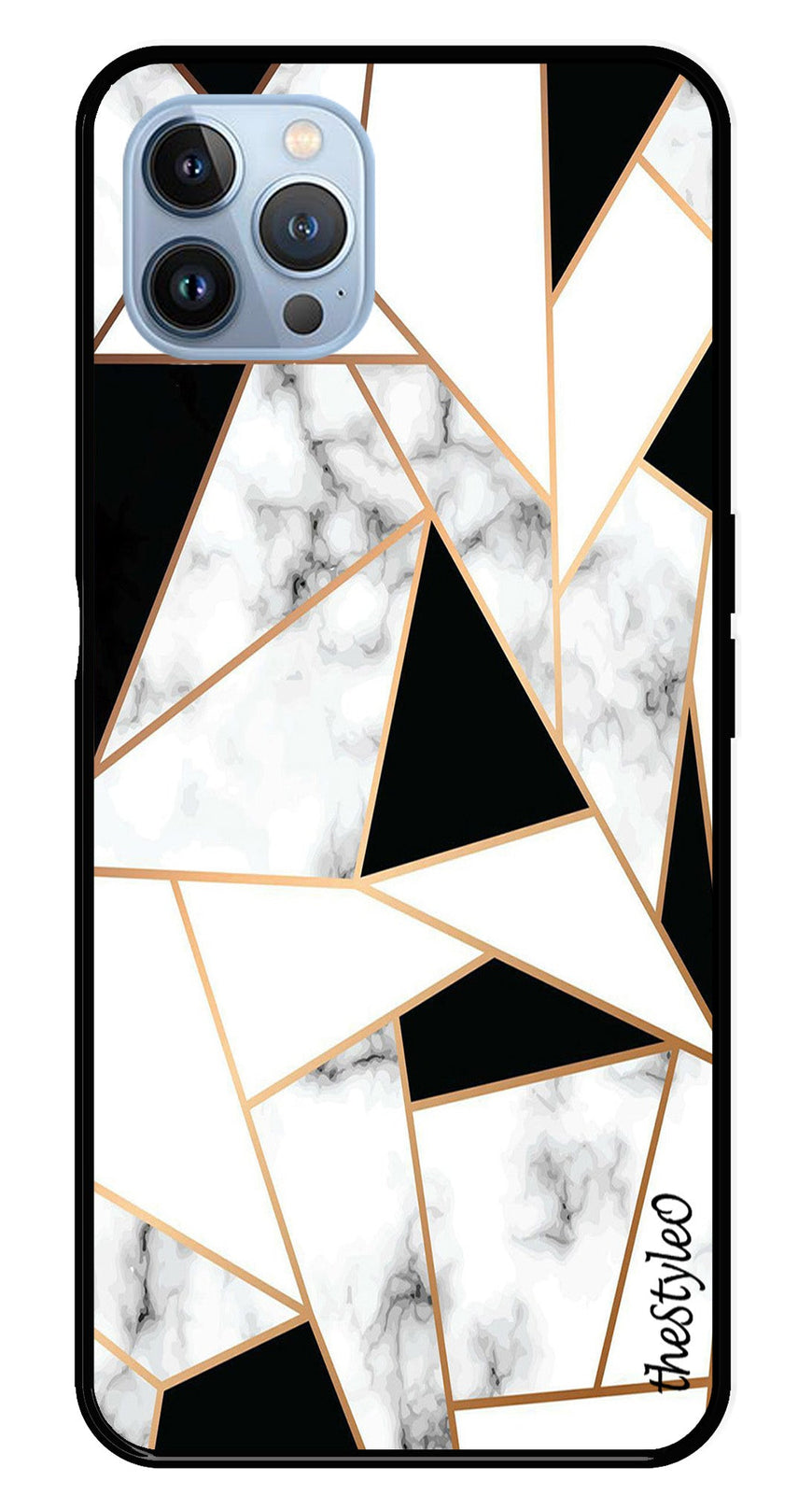 Marble Design2 Metal Mobile Case for iPhone 16 Pro (Design No -08)