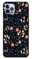 Floral Pattern Metal Mobile Case for iPhone 16 Pro (Design No -10)