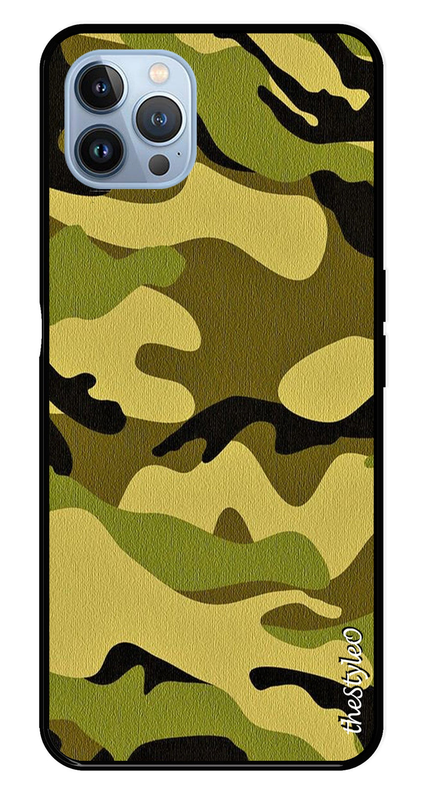 Blue Marble Metal Mobile Case for iPhone 16 Pro (Design No -34)