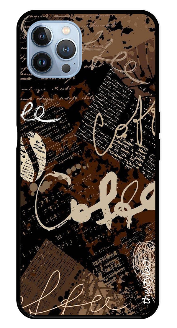Marble Pattern Metal Mobile Case for iPhone 16 Pro (Design No -36)