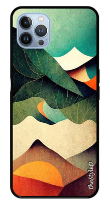 Owl Pattern Metal Mobile Case for iPhone 16 Pro