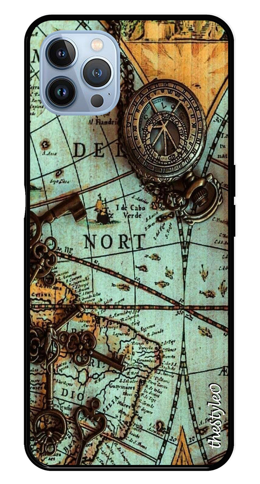 Marble Design Metal Mobile Case for iPhone 16 Pro (Design No -53)