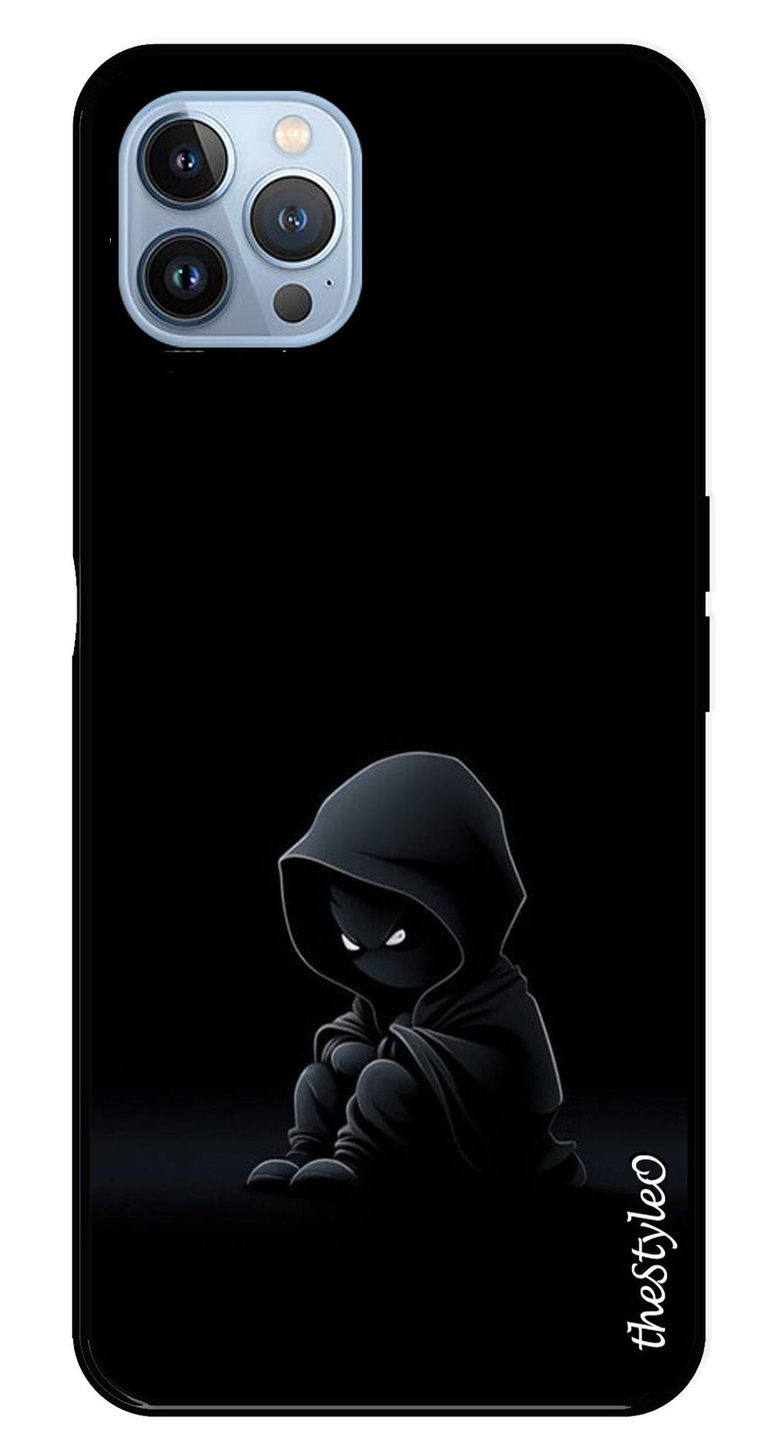 Kid Cartoon Metal Mobile Case for iPhone 16 Pro (Design No -60)