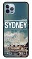 Sydney Metal Mobile Case for iPhone 16 Pro Max (Design No -69)