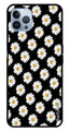 Daisy Flower Metal Mobile Case for iPhone 16 Pro Max (Design No -75)