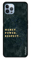 Money Power Respect Metal Mobile Case for iPhone 16 Pro (Design No -79)
