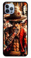 Monkey D Luffy Metal Mobile Case for iPhone 16 Pro (Design No -83)