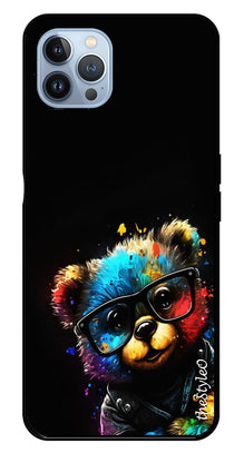 Teddy Bear Metal Mobile Case for iPhone 16 Pro