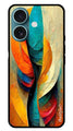 Modern Art Metal Mobile Case for iPhone 16 Plus (Design No -11)