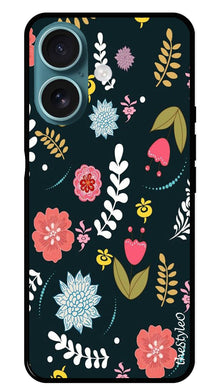 Floral Pattern2 Metal Mobile Case for iPhone 16 Plus