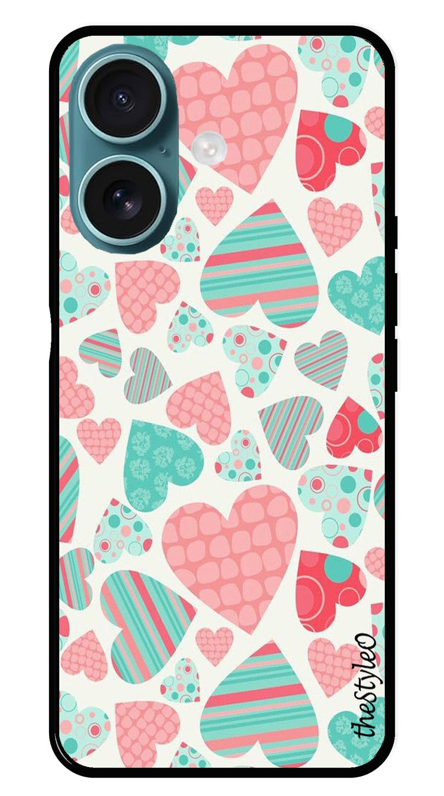 Car Lover Metal Mobile Case for iPhone 16 Plus (Design No -21)