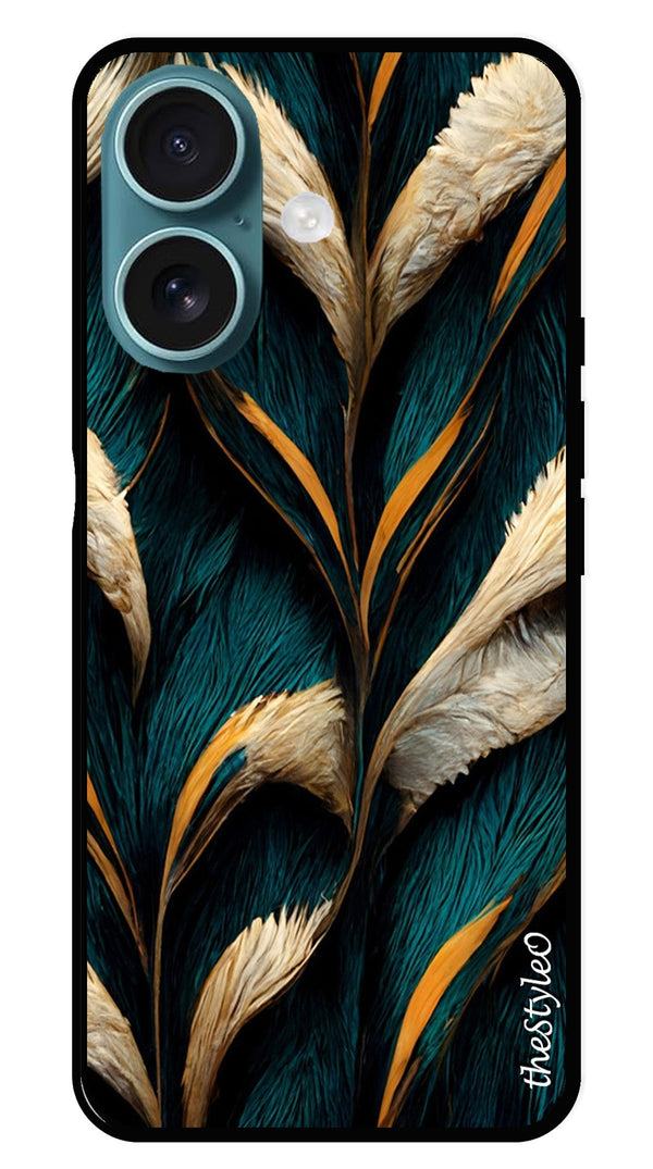 Vintage Car Metal Mobile Case for iPhone 16 Plus (Design No -29)