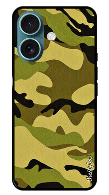 Blue Marble Metal Mobile Case for iPhone 16 Plus