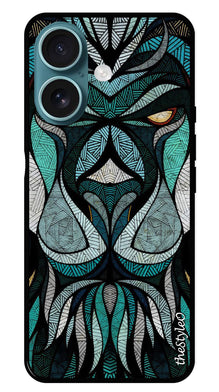 Muted Rainbow Metal Mobile Case for iPhone 16 Plus