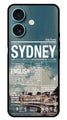 Sydney Metal Mobile Case for iPhone 16 Plus (Design No -69)