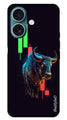 Stock Market Metal Mobile Case for iPhone 16 Plus (Design No -77)