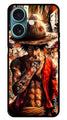 Monkey D Luffy Metal Mobile Case for iPhone 16 Plus (Design No -83)