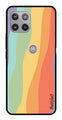 Muted Rainbow Metal Mobile Case for Moto G 5G (Design No -02)
