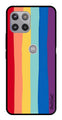 Rainbow MultiColor Metal Mobile Case for Moto G 5G (Design No -03)