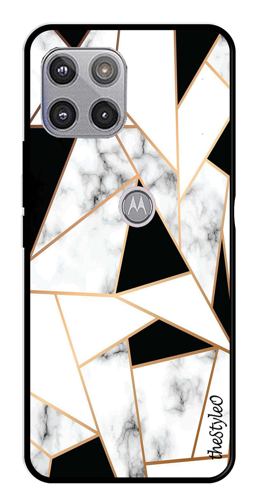 Marble Design2 Metal Mobile Case for Moto G 5G (Design No -08)