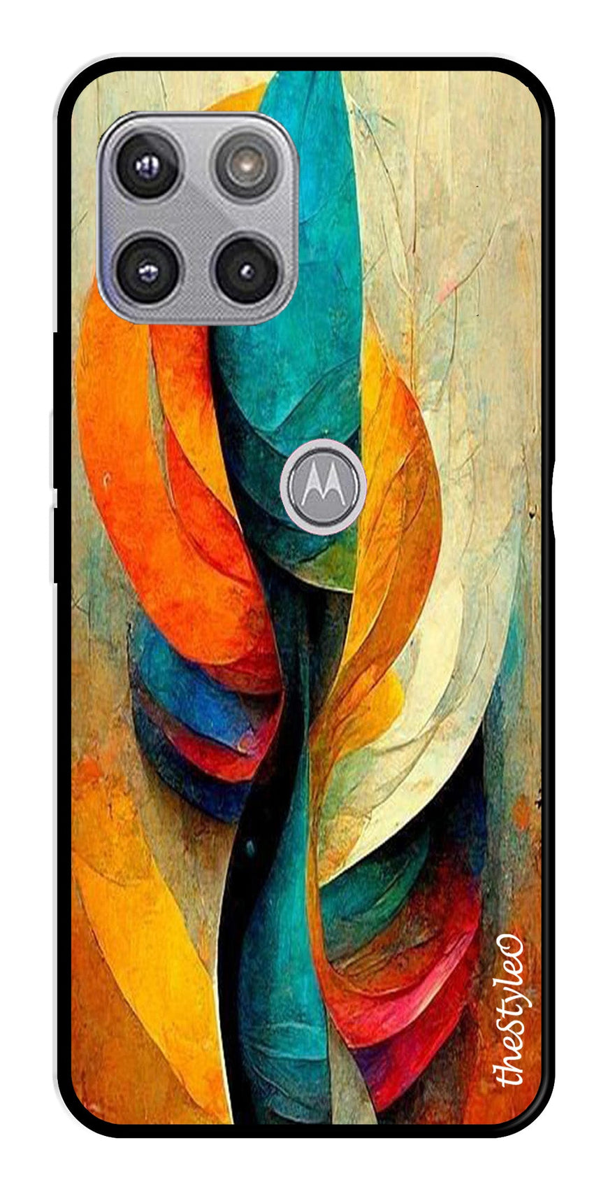 Modern Art Metal Mobile Case for Moto G 5G (Design No -11)