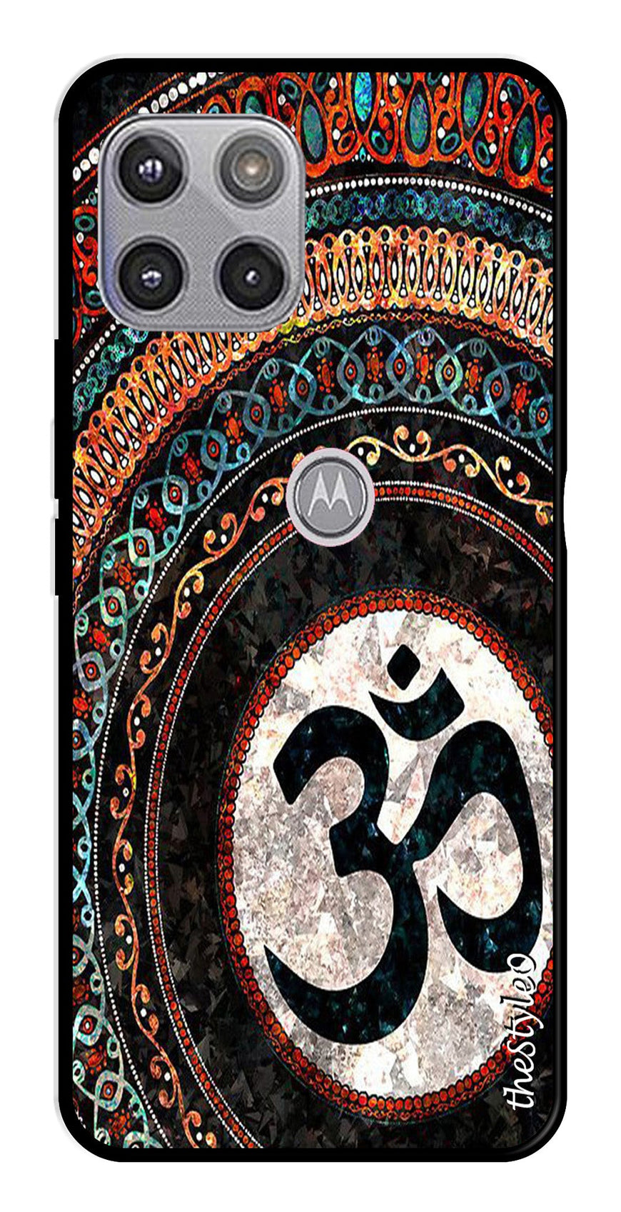 Leafs Design Metal Mobile Case for Moto G 5G (Design No -14)