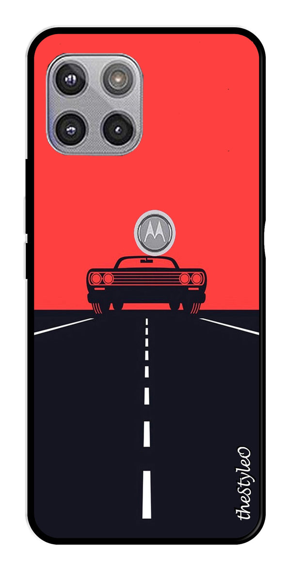 Owls Pattern Metal Mobile Case for Moto G 5G (Design No -20)