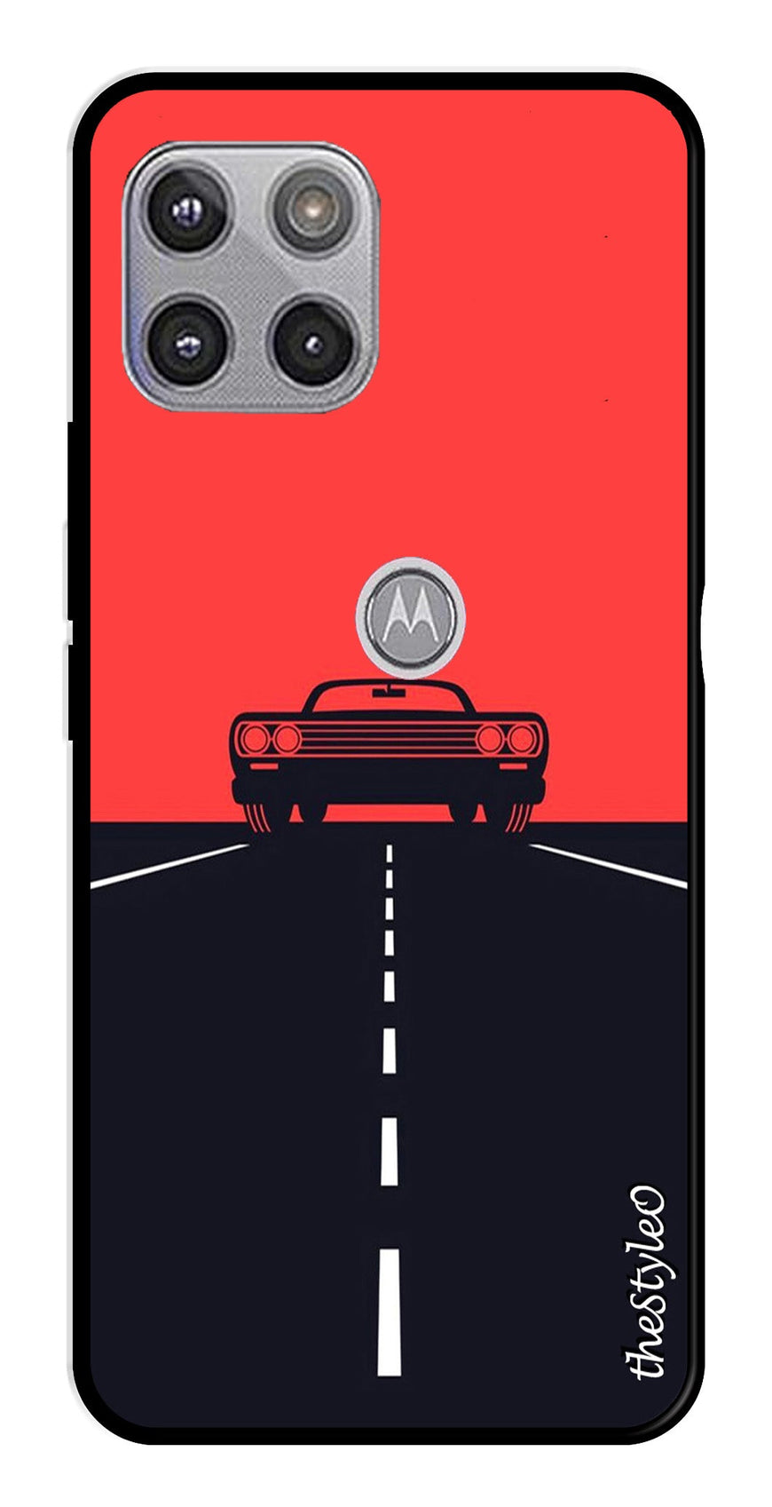 Owls Pattern Metal Mobile Case for Moto G 5G (Design No -20)