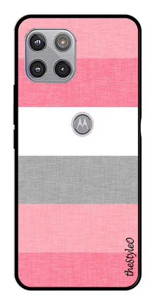 Hearts Pattern Metal Mobile Case for Moto G 5G
