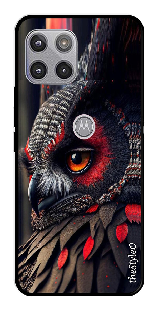 Flower Design Metal Mobile Case for Moto G 5G (Design No -25)