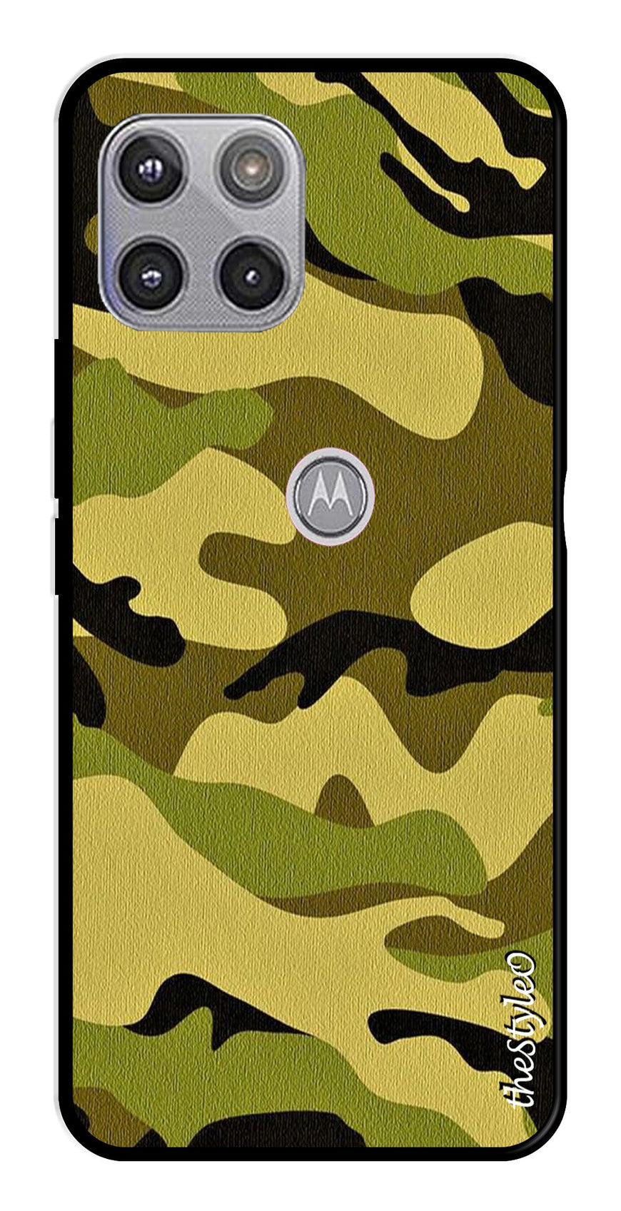 Blue Marble Metal Mobile Case for Moto G 5G (Design No -34)