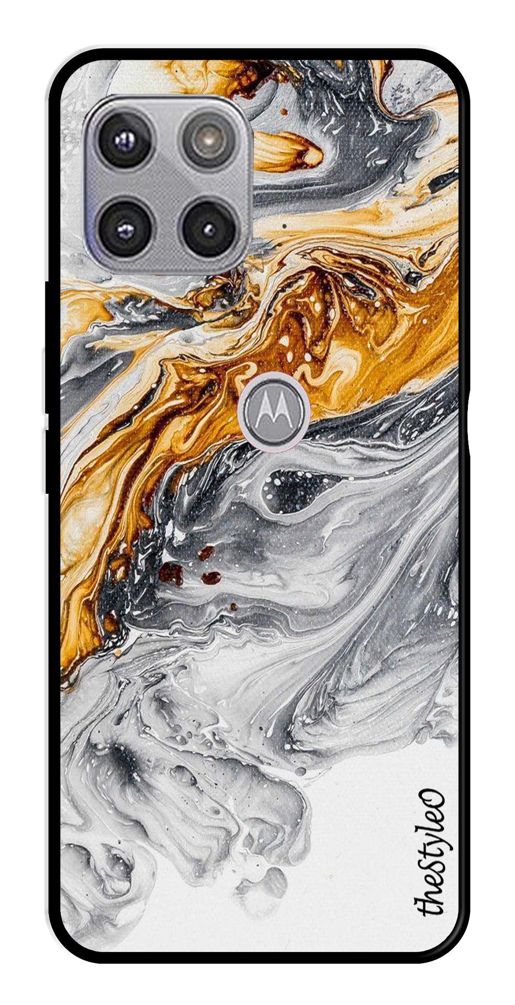 Army Pattern Metal Mobile Case for Moto G 5G (Design No -35)