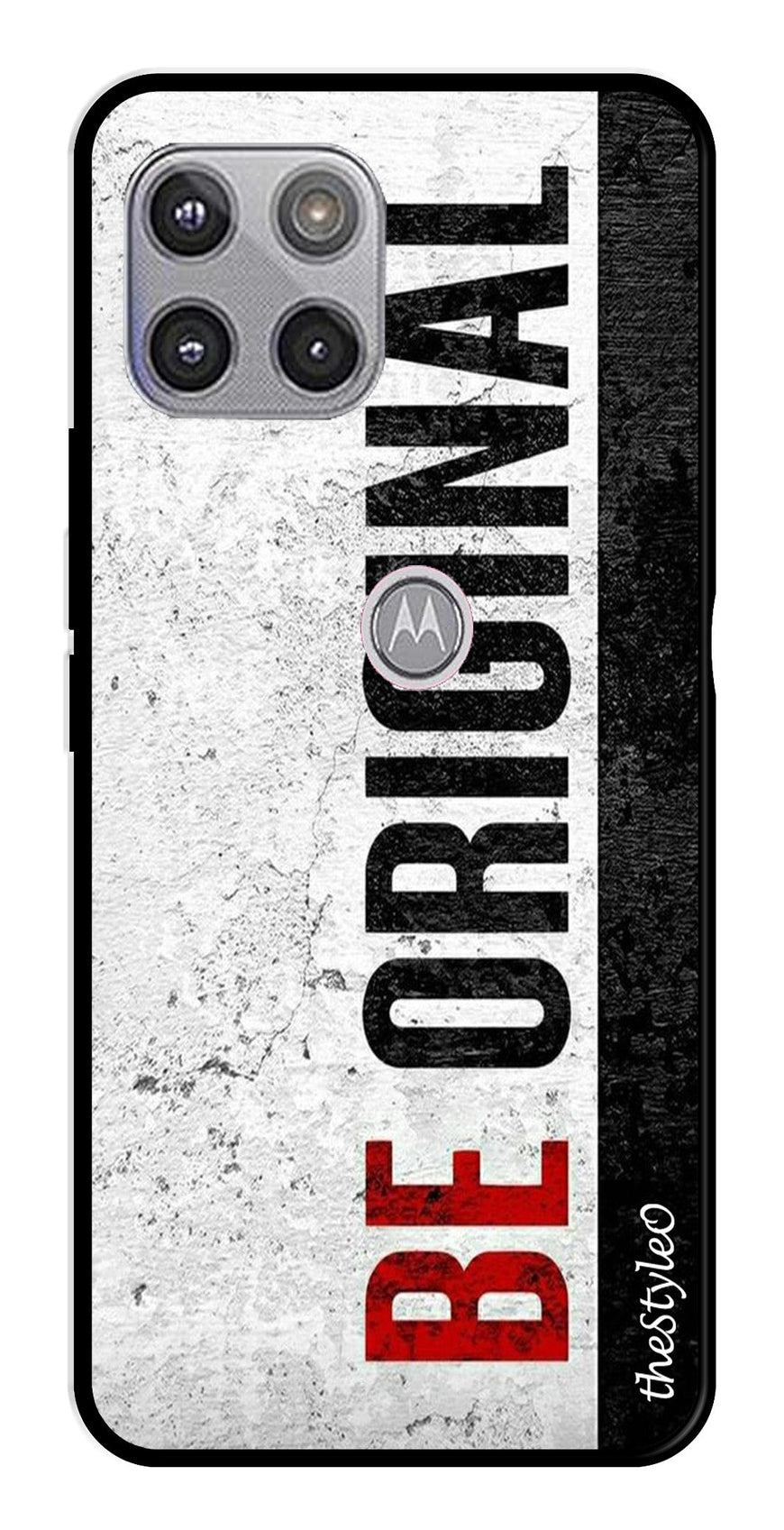 Coffee Pattern Metal Mobile Case for Moto G 5G (Design No -37)