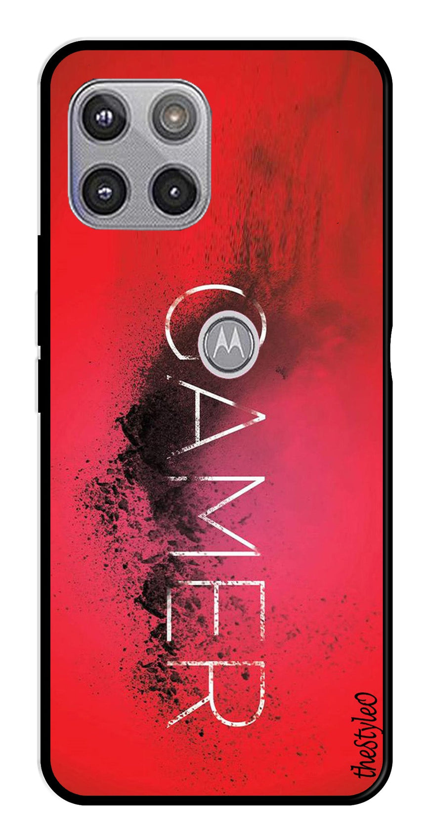 Lion Pattern Metal Mobile Case for Moto G 5G (Design No -40)