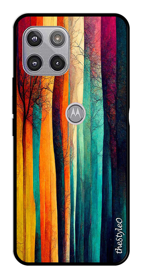 Marble Design Metal Mobile Case for Moto G 5G (Design No -46)