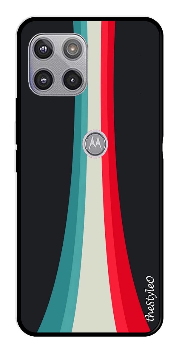 Modern Art Colorful Metal Mobile Case for Moto G 5G (Design No -47)