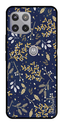 Leaves Design Metal Mobile Case for Moto G 5G