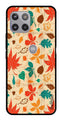 Autumn leaves Metal Mobile Case for Moto G 5G (Design No -55)