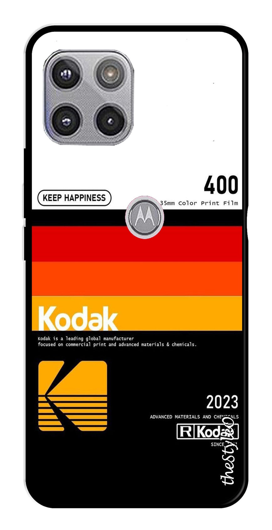 Kodak Design Metal Mobile Case for Moto G 5G (Design No -65)