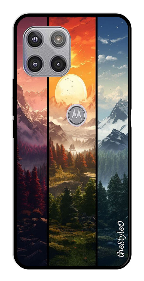 Nature Design Metal Mobile Case for Moto G 5G (Design No -71)