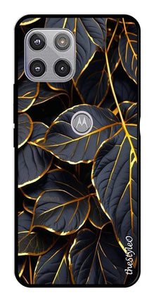 Gold Leaf Metal Mobile Case for Moto G 5G