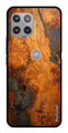 Wooden Design Metal Mobile Case for Moto G 5G (Design No -74)