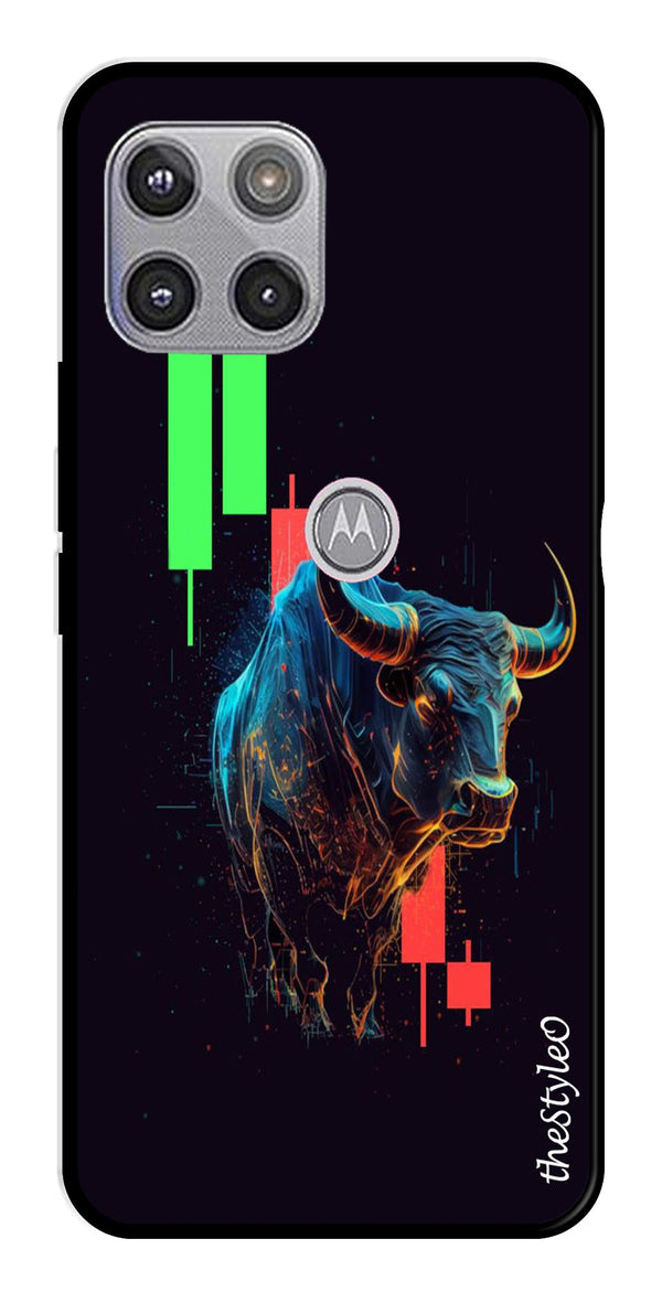 Stock Market Metal Mobile Case for Moto G 5G (Design No -77)