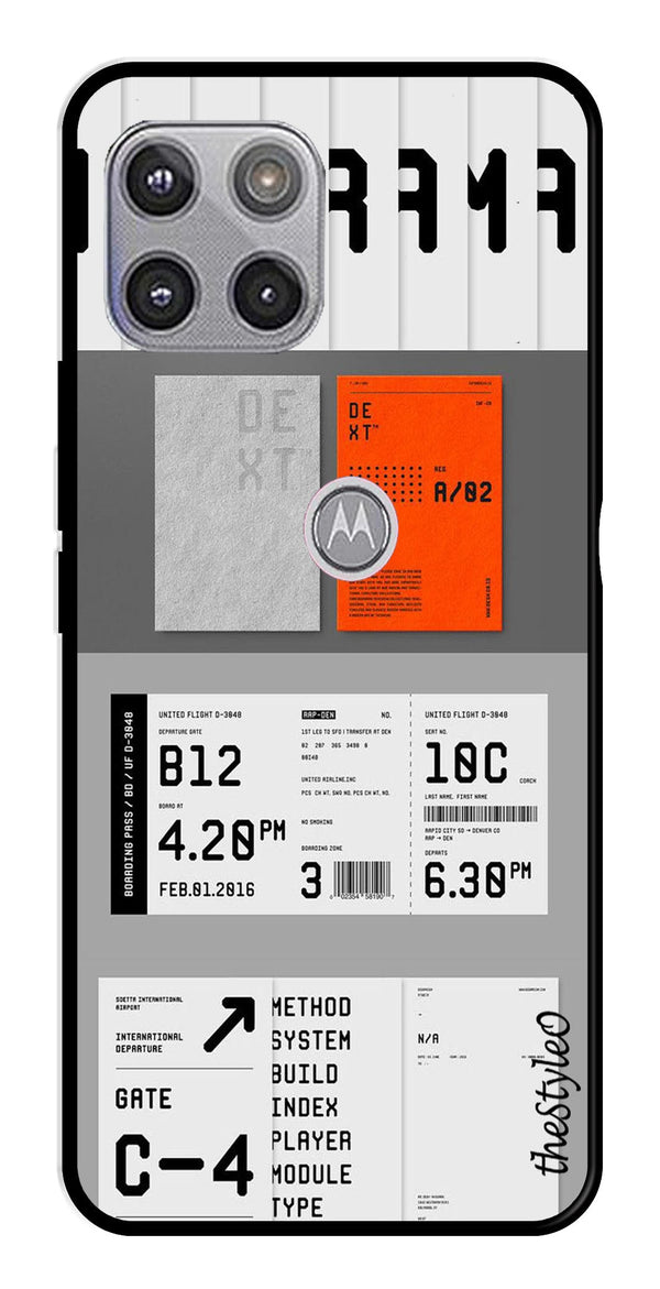 Monorama Metal Mobile Case for Moto G 5G (Design No -80)