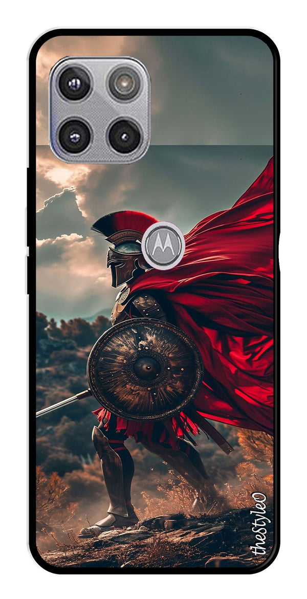 Spartan Fighter Metal Mobile Case for Moto G 5G (Design No -89)