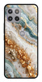 Marble Design Metal Mobile Case for Moto G 5G (Design No -92)