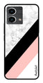 Pink Pattern Metal Mobile Case for Moto G Stylus (Design No -23)