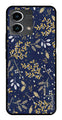 Leaves Design Metal Mobile Case for Moto G Stylus (Design No -51)