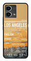 Los Angeles Metal Mobile Case for Moto G Stylus (Design No -68)